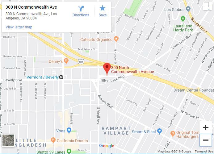 Map of 300 N. Commonwealth Avenue
